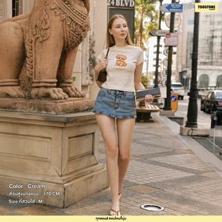 Toogtons ทุกตอนส์ เสื้อยืดผู้หญิง รุ่น Baby Soft ลาย Unconditional love เสื้อยืด เสื้อ baby tee