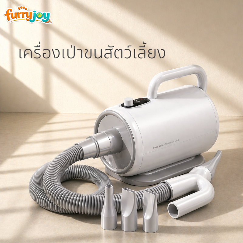[FurryJoy]Redminut เครื่องเป่าขนสัตว์เลี้ยง 2in1 ดูดขนได้ เป่าขนได้