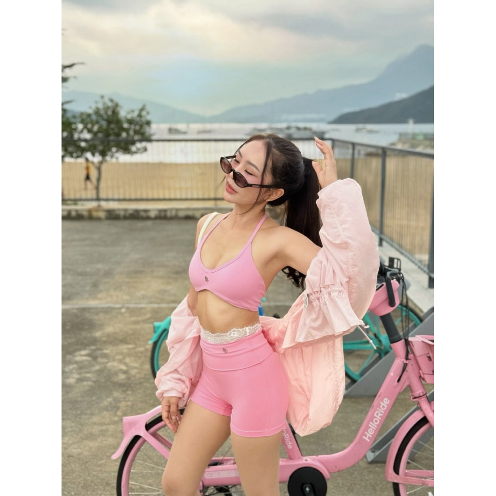 Lace set(เซต 2 ชิ้น : เสื้อ + กางเกง) ชุดออกกำลังกาย ชุดโยคะ ชุดฟิตเนส | BEGAA.CLUB ราคา ถูกที่สุด ดีลบีเคเค แกลเลอรีภาพที่ 8