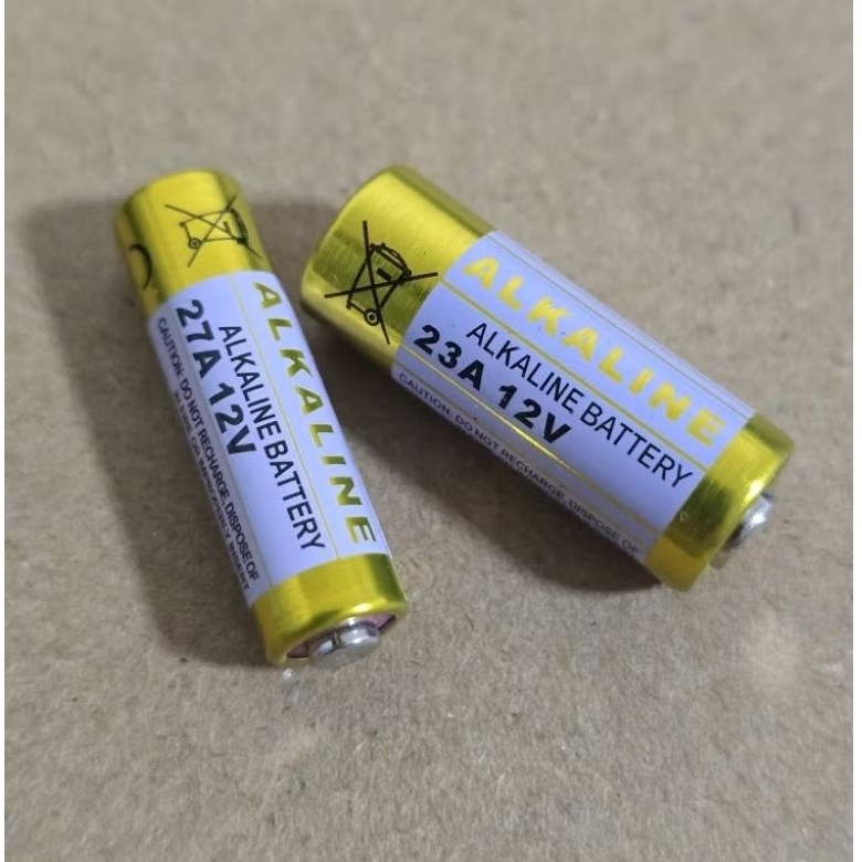 ถ่านอัลคาไลน์ ขนาด 27A 12V  23Aประเภท: ถ่านอัลคาไลน์ (Alkaline Battery) แรงดันไฟ: 12 โวลต์ (12V)