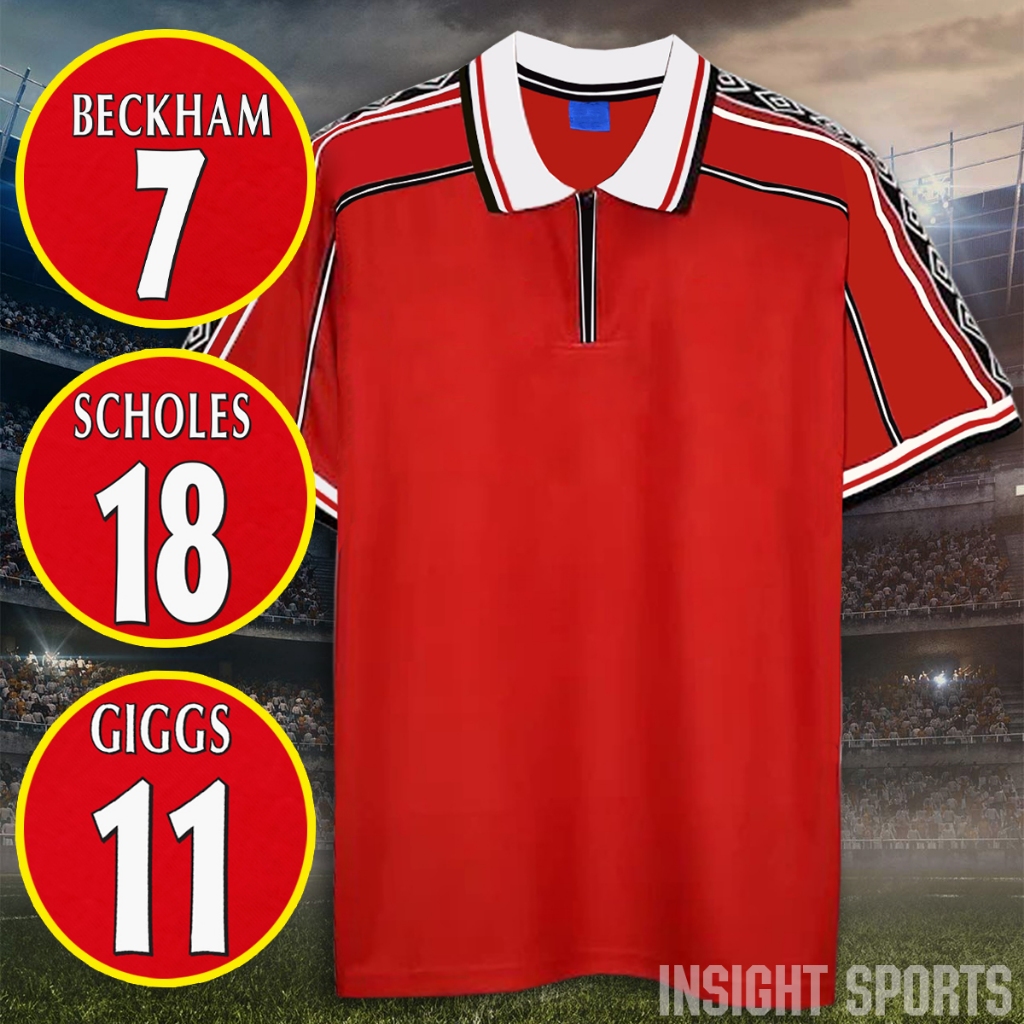 เสื้อบอลวินเทจ ทีม llมน U / แดง ปี1997-99 #RT0005 อาร์มพรีเมียร์/ชื่อเบอร์นักเตะ ไซส์เอเชีย S-4XL