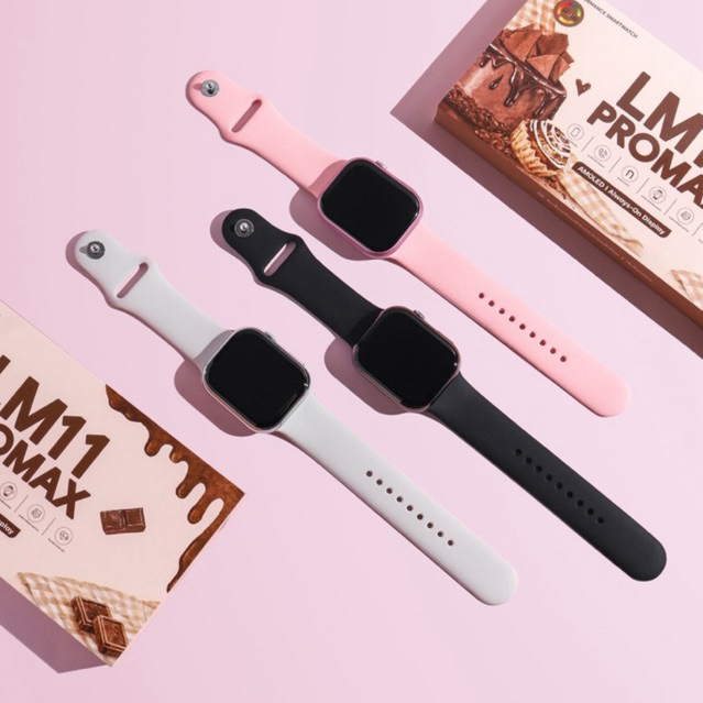 💢ใหม่ล่าสุด2026💢 LM11 PRO MAX นาฬิกา สมาร์ทวอช รุ่นช็อคโก ใหม่ล่าสุด 2026 หน้าจอ SUPER AMOLED  พร้อมของแถม 5 ชิ้