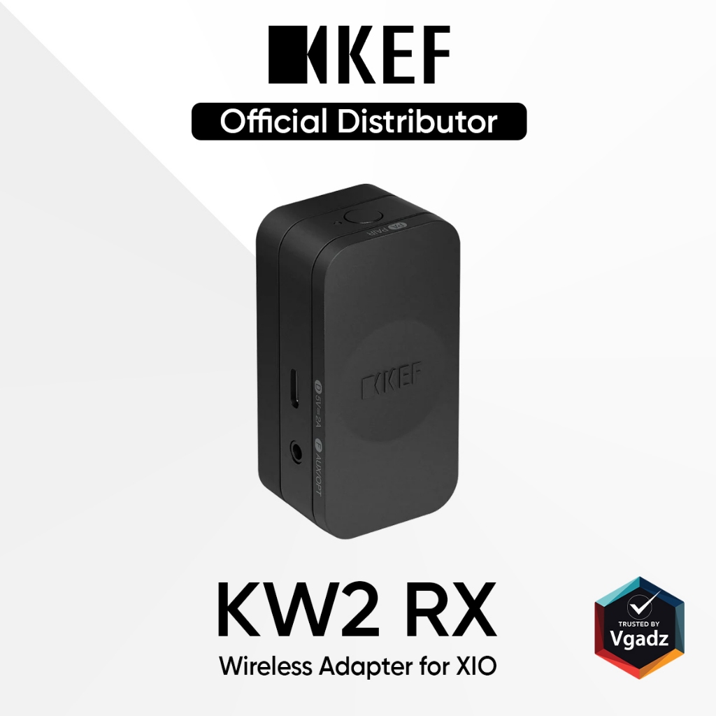 KEF ตัวรับสัญญาณซับวูฟเฟอร์แบบไร้สาย (ใช้งานร่วมกับ KEF XIO Soundbar) รุ่น KW2 RX