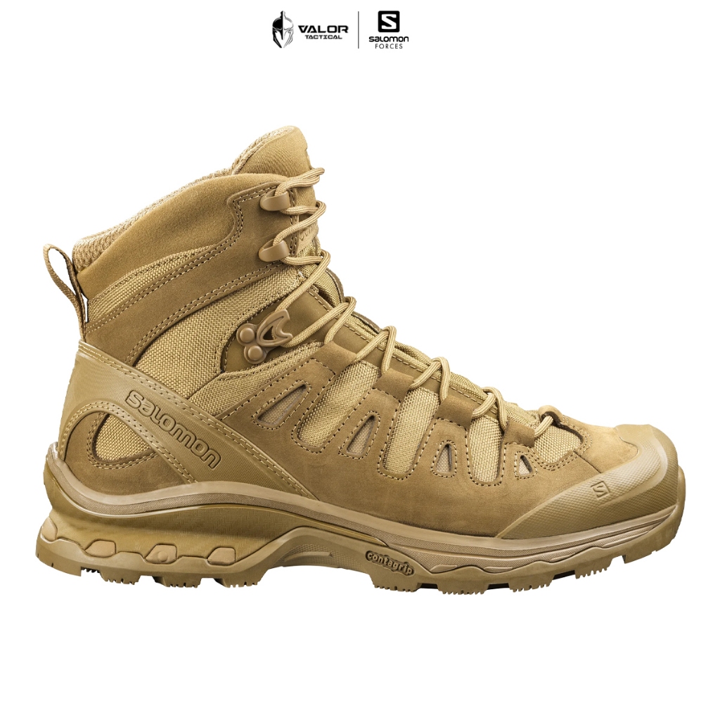 Salomon Forces - Quest 4D FORCES 2 EN [Coyote] รองเท้าบูททหาร รองเท้ายุทธวิธี กันลื่น ข้อสูง พื้นหนา