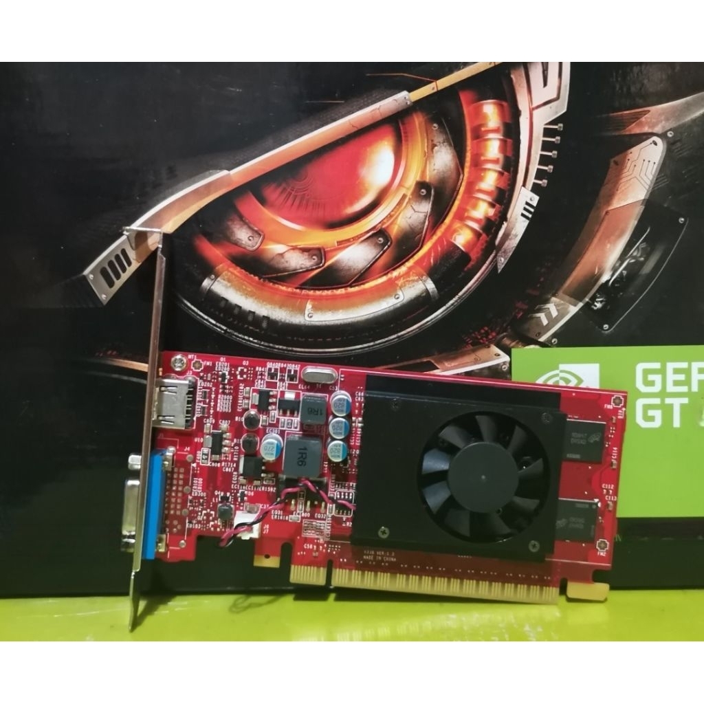 การ์ดจอ Nvidia GeForce GT 730 2GB DDR5 ไม่ต่อไฟเลี้ยง (no box) มือสอง ไม่มีกล่อง