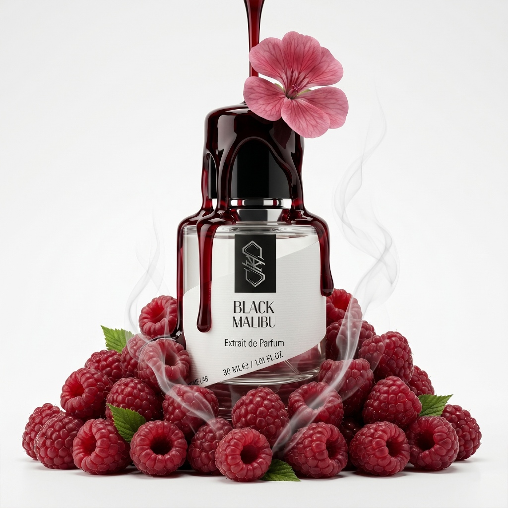 BLACK MALIBU กลิ่นราสเบอรี่เจอราเนี่ยม เท่ ซน แบบผู้ชายเจ้าเสน่ห์  KSH PERFUME