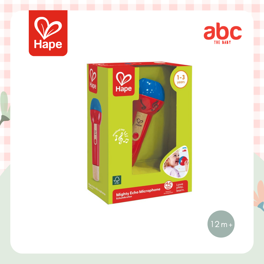 Hape ของเล่นไม้ ของเล่นดนตรี ไมโครโฟนกึกก้อง Mighty Echo Microphone ของเล่นเสริมพัฒนาการ 1 ขวบ ขึ้นไป ราคา ถูกที่สุด ดีลบีเคเค แกลเลอรีภาพที่ 8