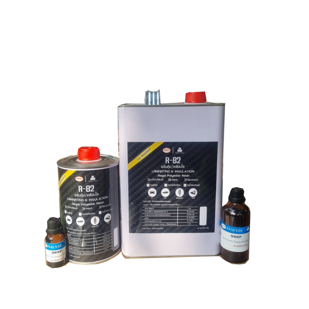 Analyze  R-82  เรซิ่นใสหุ้มคาร์บอน&เคลือบใส(เคาน์เตอร์ไม้ เซิร์ฟบอร์ด เจ็ทสกี แผงวงจรไฟฟ้า)