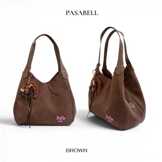 (ไม่มีจี้ห้อย) กระเป๋า suede bag รุ่น MILIE 6ช่องใช้งาน