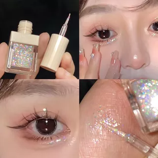 อายแชโดว์เนื้อลิควิด/ชิมเมอร์/eyeshadow/ไฮไลท์/กลิตเตอร์/ไฮไลเตอร์/สีติดทนนาน/กันน้ำ/อเนกประสงค์