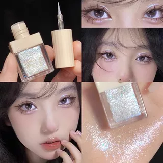 อายแชโดว์เนื้อลิควิด/ชิมเมอร์/eyeshadow/ไฮไลท์/กลิตเตอร์/ไฮไลเตอร์/สีติดทนนาน/กันน้ำ/อเนกประสงค์