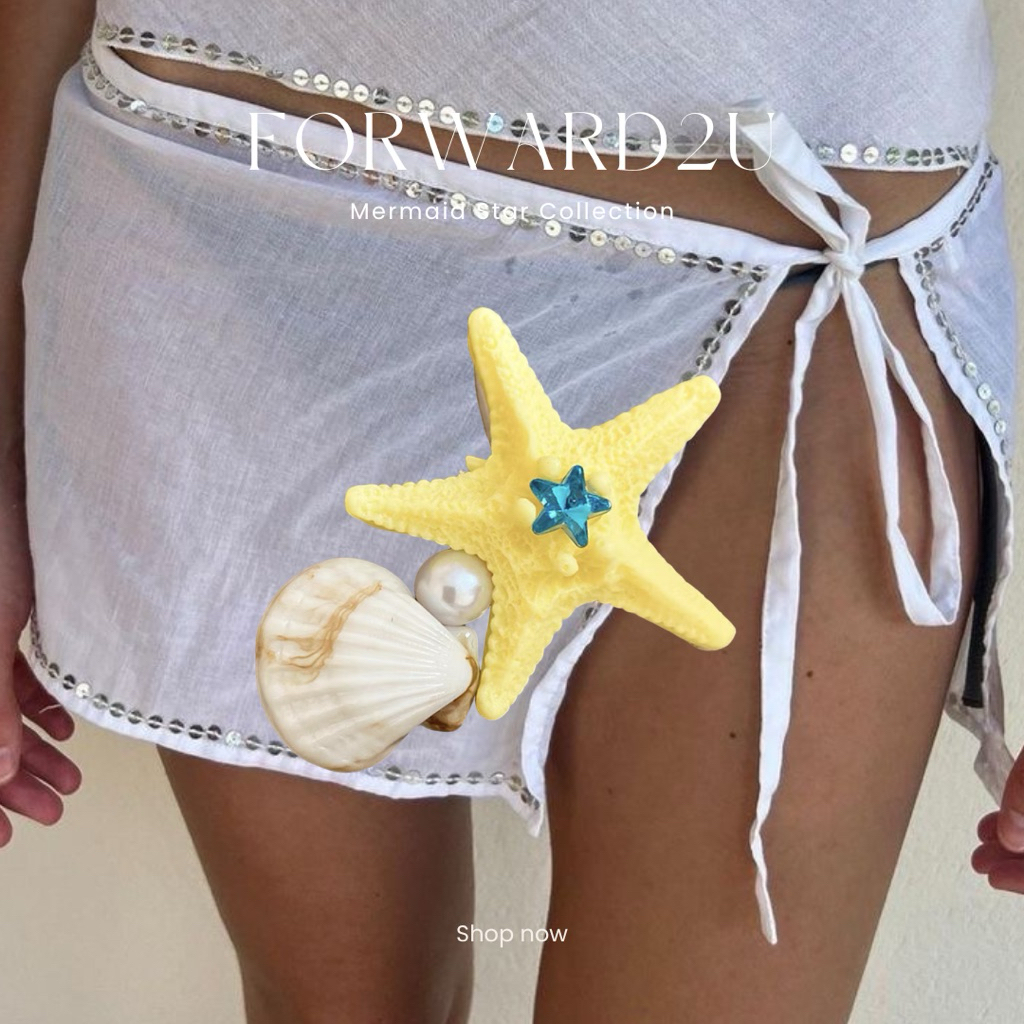 Mermaid Star Collection | FORWARD2U✨🧜🏻‍♀️  กิ๊บปลาดาว !!! Cute thing with Summer✨ สินค้าพร้อมส่ง