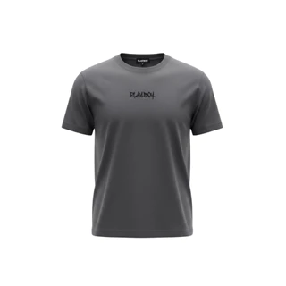 PLAYBOY 05PB เสื้อยืด เสื้อผ้าผู้ชาย/เสื้อ/เสื้อยืดสีเทา รุ่น P1MT265TB042GY