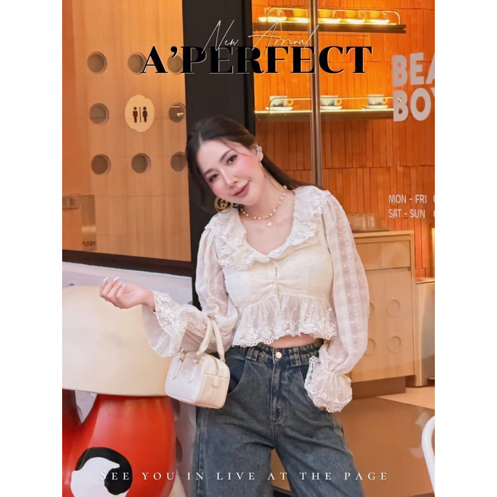 งานร้าน A’perfect size L งานตามหา😍😍ป้าย valley girls 😊😊