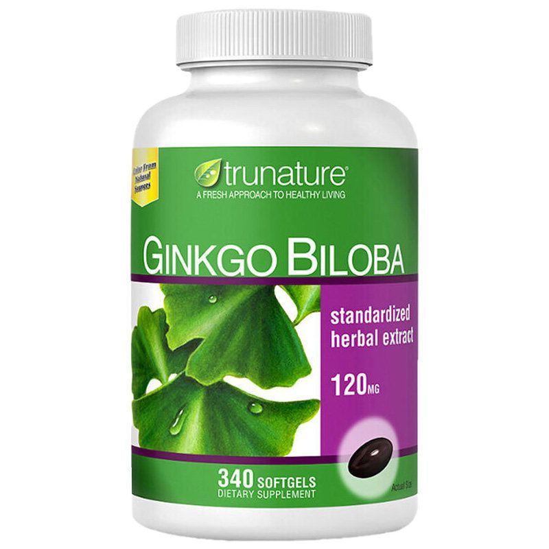 Trunature Ginkgo Biloba ใบแปะก๊วย 120 mg จำนวน 340 เม็ด