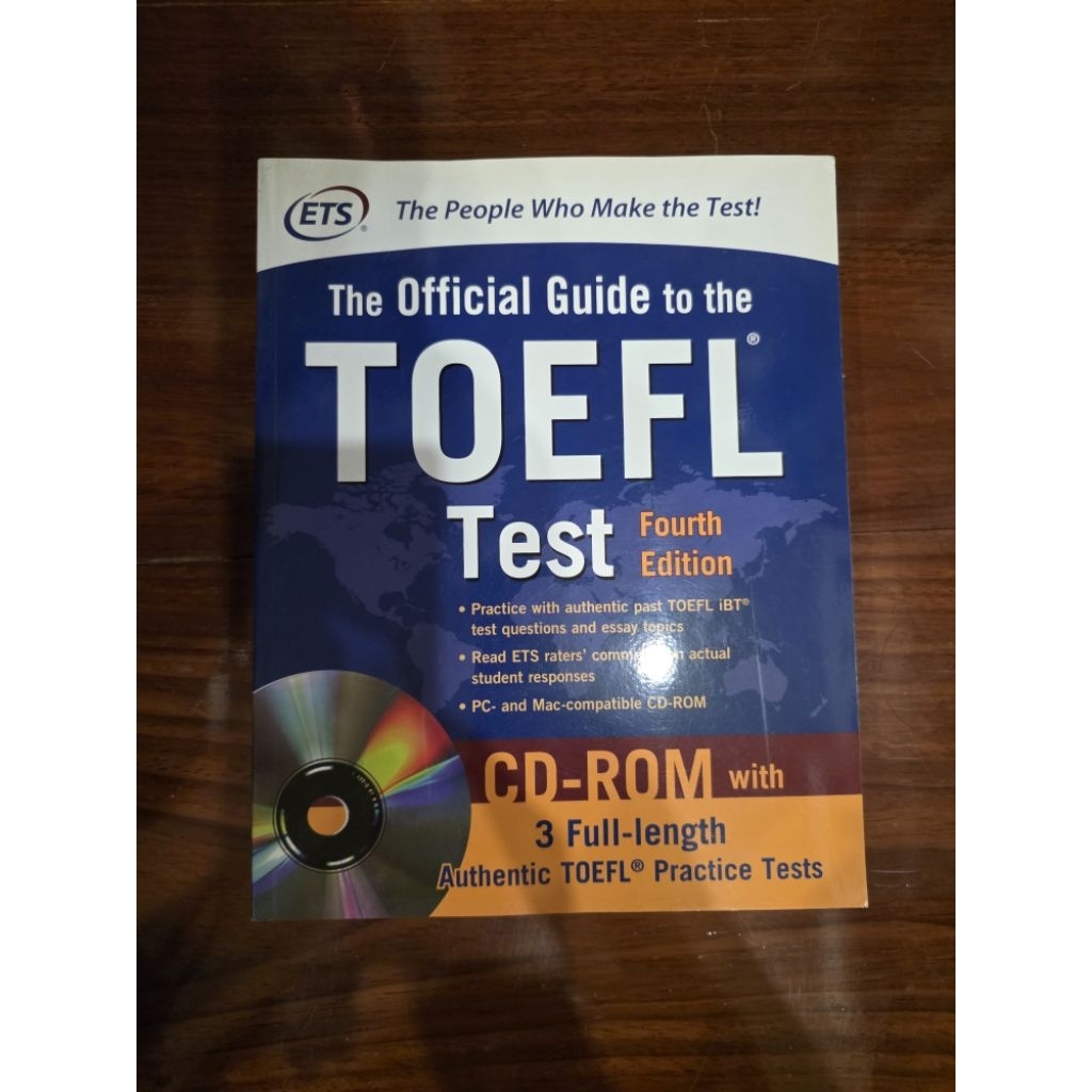 หนังสือ TOEFL ETS ของใหม่ เก่าเก็บค่ะ