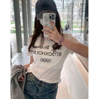 PP201 เสื้อยืด Acn st 1996 stockholm baby tee
