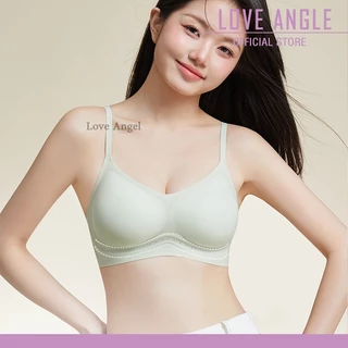 Love Angel เสื้อในไร้ขอบ Bra เจลลี่บรา บาง ผ้าไหมน้ำแข็ง ชุดชั้นในไร้รอยต่อ เนื้อผ้านิ่ม เก็บทรงดี M-2XL 2601