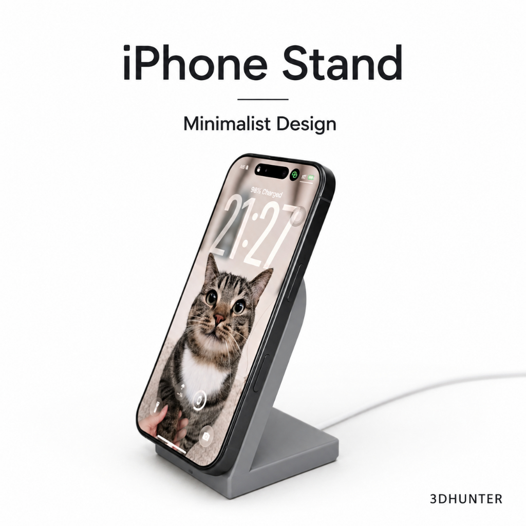 ที่วางมือถือ ขาตั้ง iPhone Stand ที่ชาร์จ MagSafe วัสดุเกรดพรีเมียม แท่นวางโทรศัพท์บนโต๊ะทำงาน สีพาสเทล