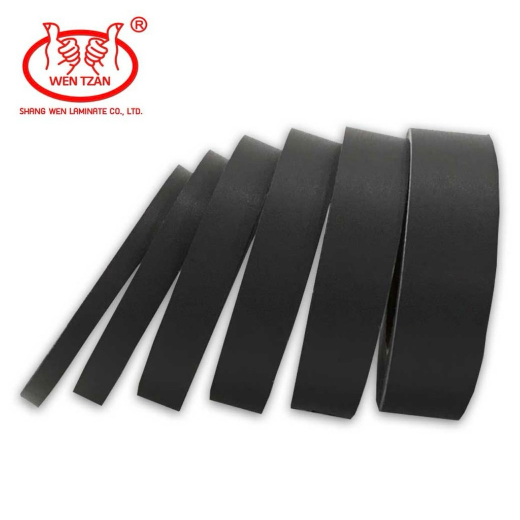 PVC Edge ปิดขอบ เอจพีวีซี กาวในตัว สีดำเม็ดทราย ตรามือ 10/15/20/30 มม. 1นิ้ว 1.5นิ้ว