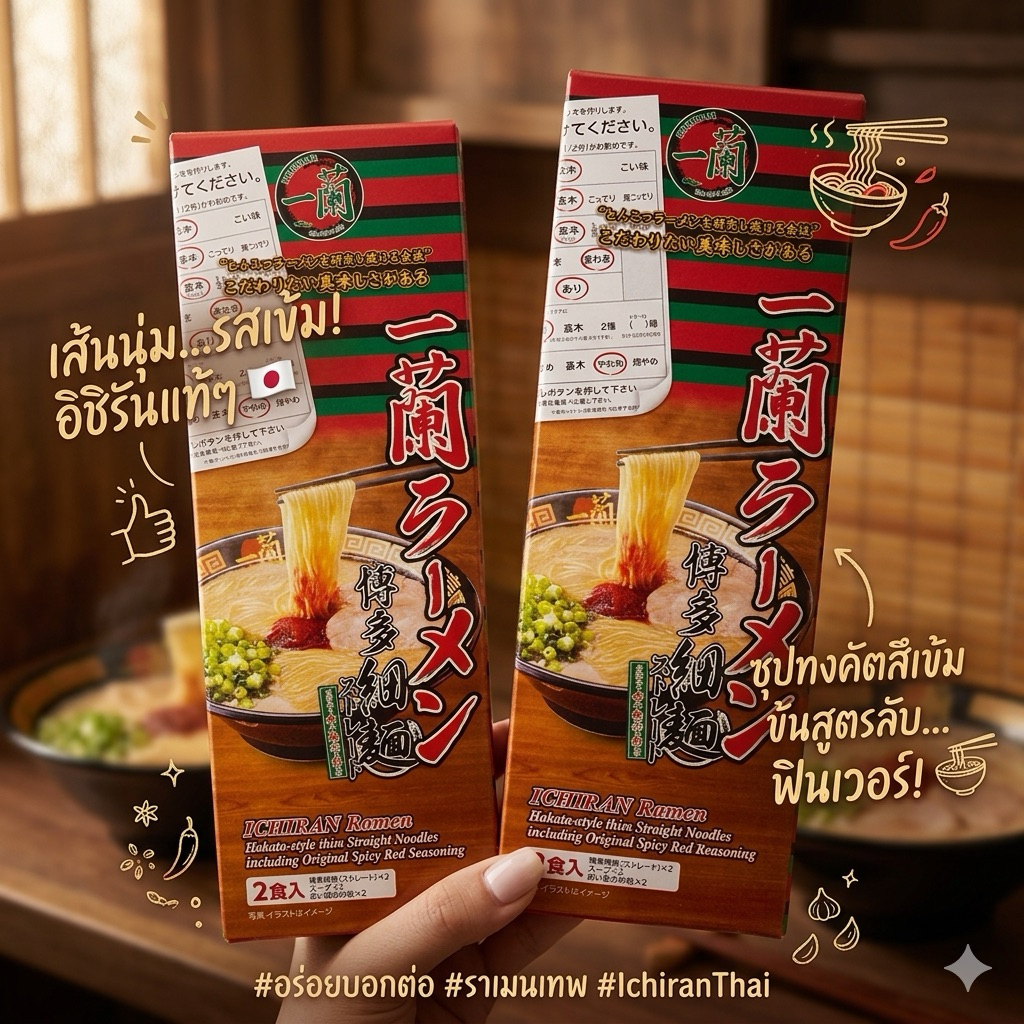 ‼️ของแท้จากญี่ปุ่น‼️Ichiran Ramen ราเมนข้อสอบ อร่อยแบบต้นตำรับ ต้องลอง