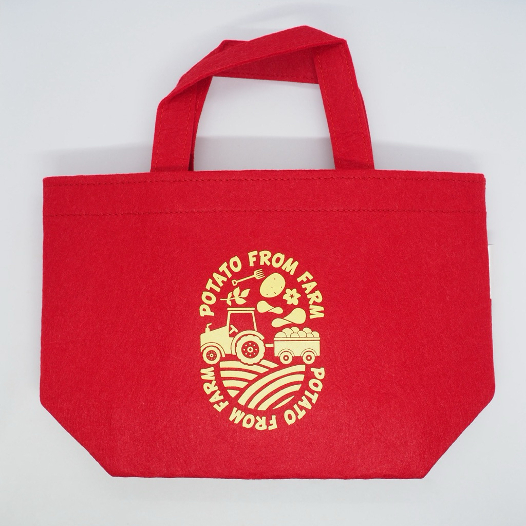 Calbee Potato Farm Original Eco Felt Mini Bag