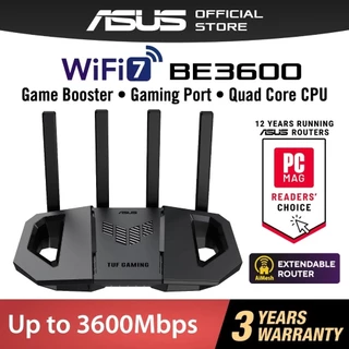🔥ขายดีมาก🔥ASUS (TUF-BE3600) TUF Gaming BE3600 Dual Band WiFi 7 Gaming Router เร้าเตอร์เกมมิ่ง สูงสุด 3600 Mbps