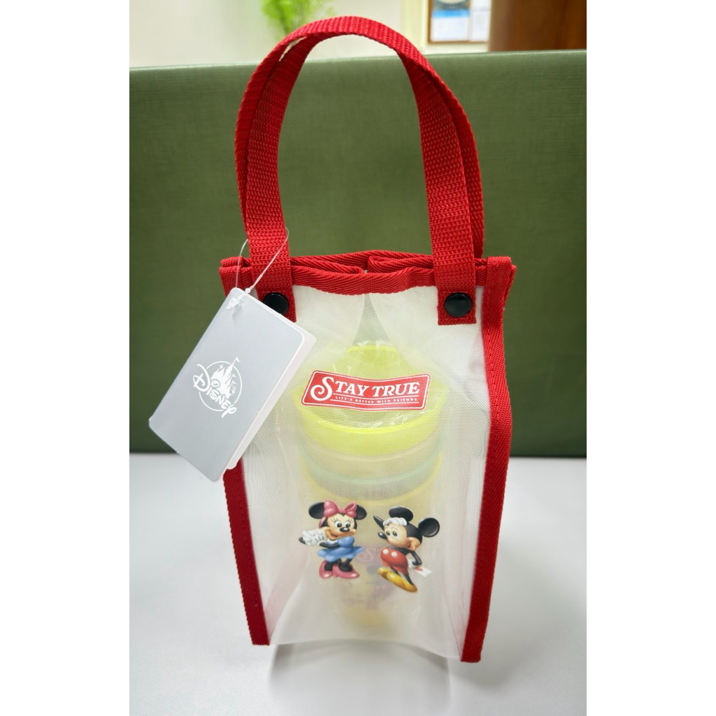 🌟พร้อมส่ง🌟 เซ็ทแก้วน้ำพลาสติกเปลี่ยนสีได้ Mickey and Friend ของ Disney store Japan