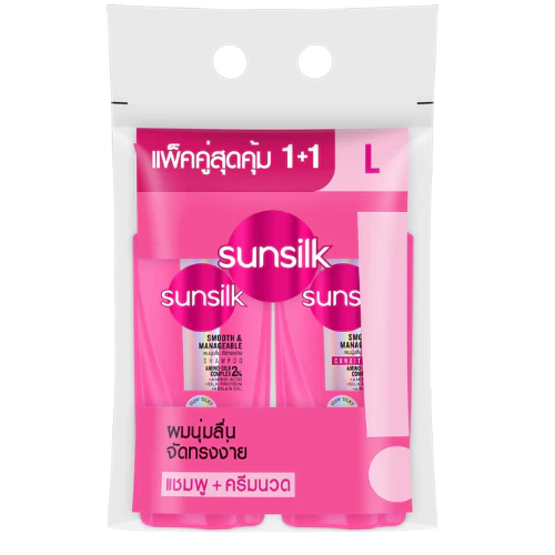 Sunsilk [2ขวด] ซันซิล แชมพู+ครีมนวด 350มล.x2 แพ็คเกจใหม่!!! thumbnail 9