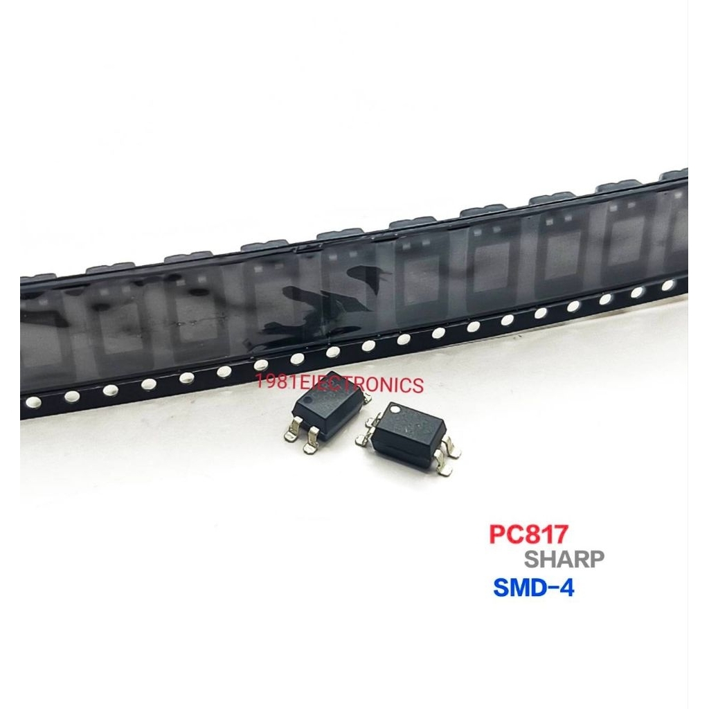 ราคา 10ตัว 👉👉SMD-4  PC817  IC 817  Opto coupler SOP-4 ไอซีออปโต้คอปเปอร์ขาแปะปริ้น 4ขา