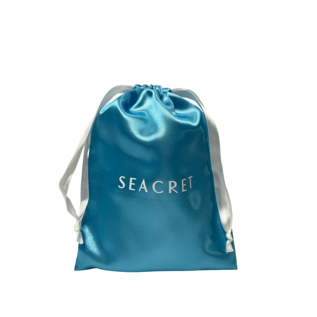 [NOT FOR SALE] SEACRET Satin Bag ถุงผ้าใส่หวีขนหมูป่าขนาดพกพา