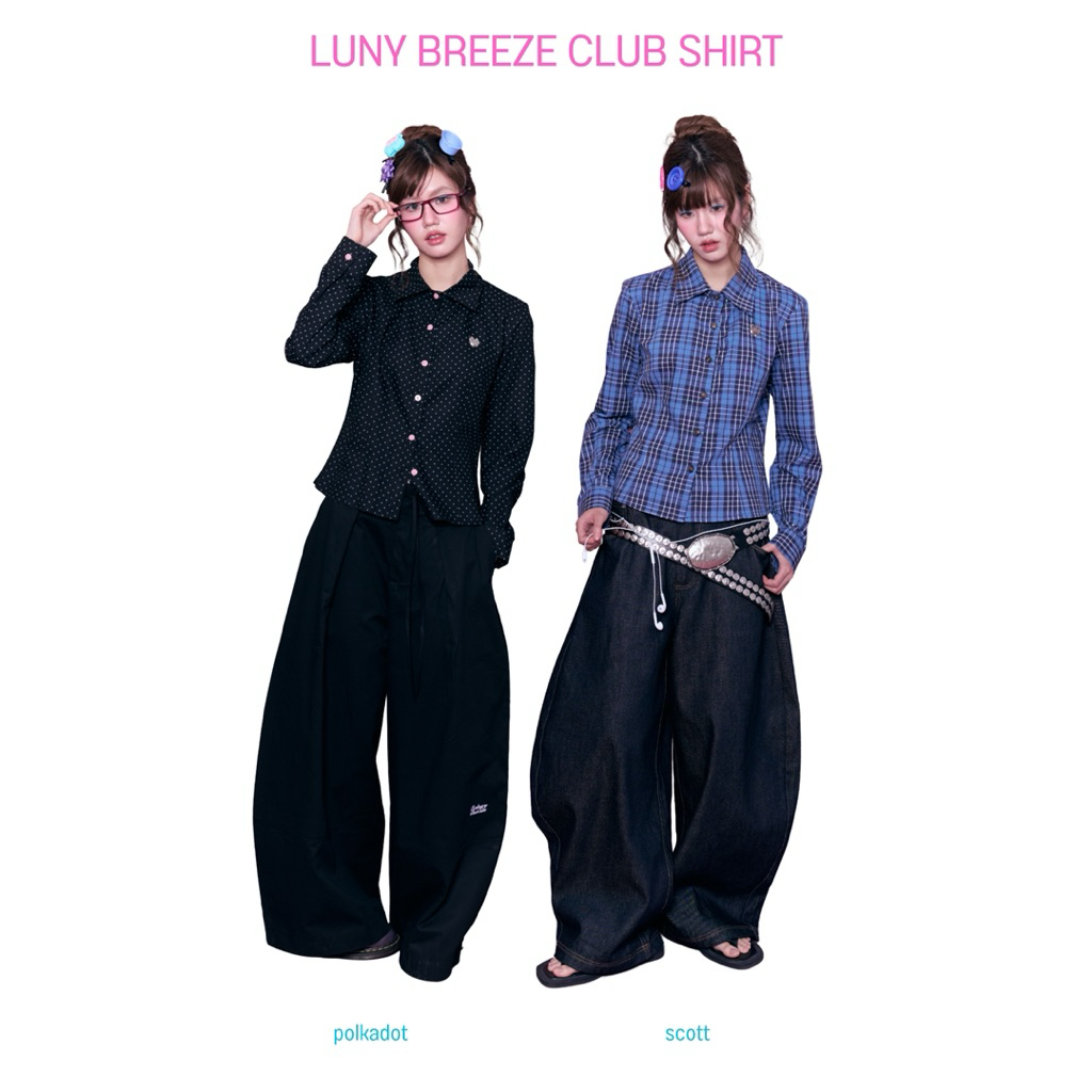 5.5 ODBC Luny breeze club shirts เสื้อเชิร์ตแขนยาว🧼