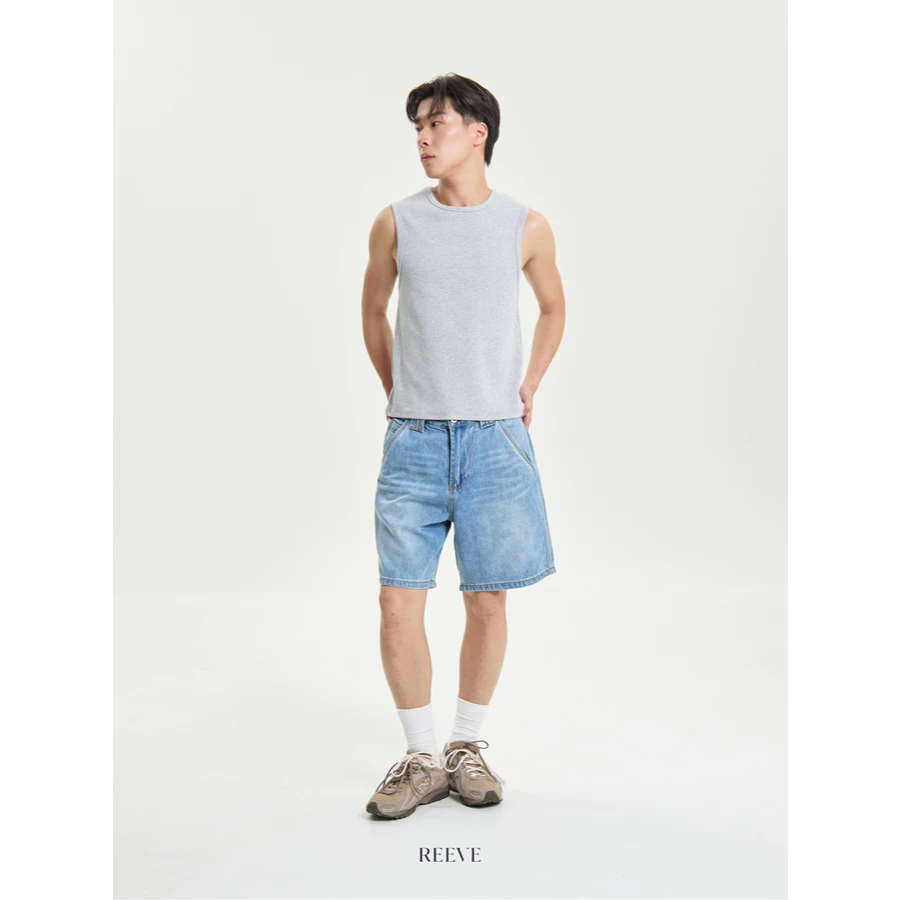REEVE DRIFT SHORTS - กางเกงยีนส์ขาสั้น