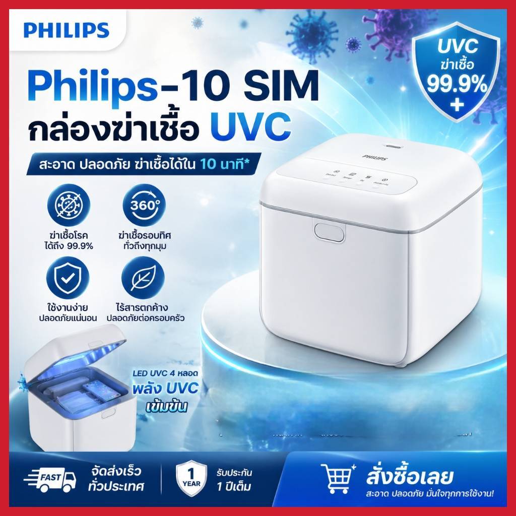 Philips UV-C Disinfection Box กล่องฆ่าเชื้อ UV-C