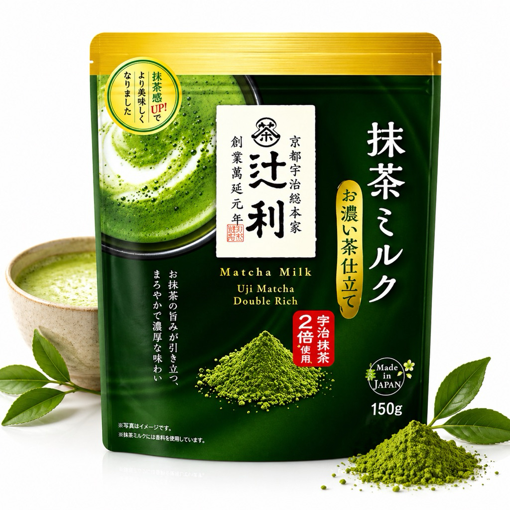Matcha Milk  ชาเขียวนม นำเข้าจากญี่ปุ่น ขนาด150g