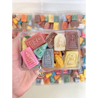 อาลัวขนมไทยพระเครื่อง📿หอมอร่อยหวานน้อยกะทิอบควันเทียน 🎁เป็นขนมของขวัญมงคลสร้งกำลังใจ/เรียกขวัญ/พระรักษาเทวดาคุ้มครอง🙏🏻