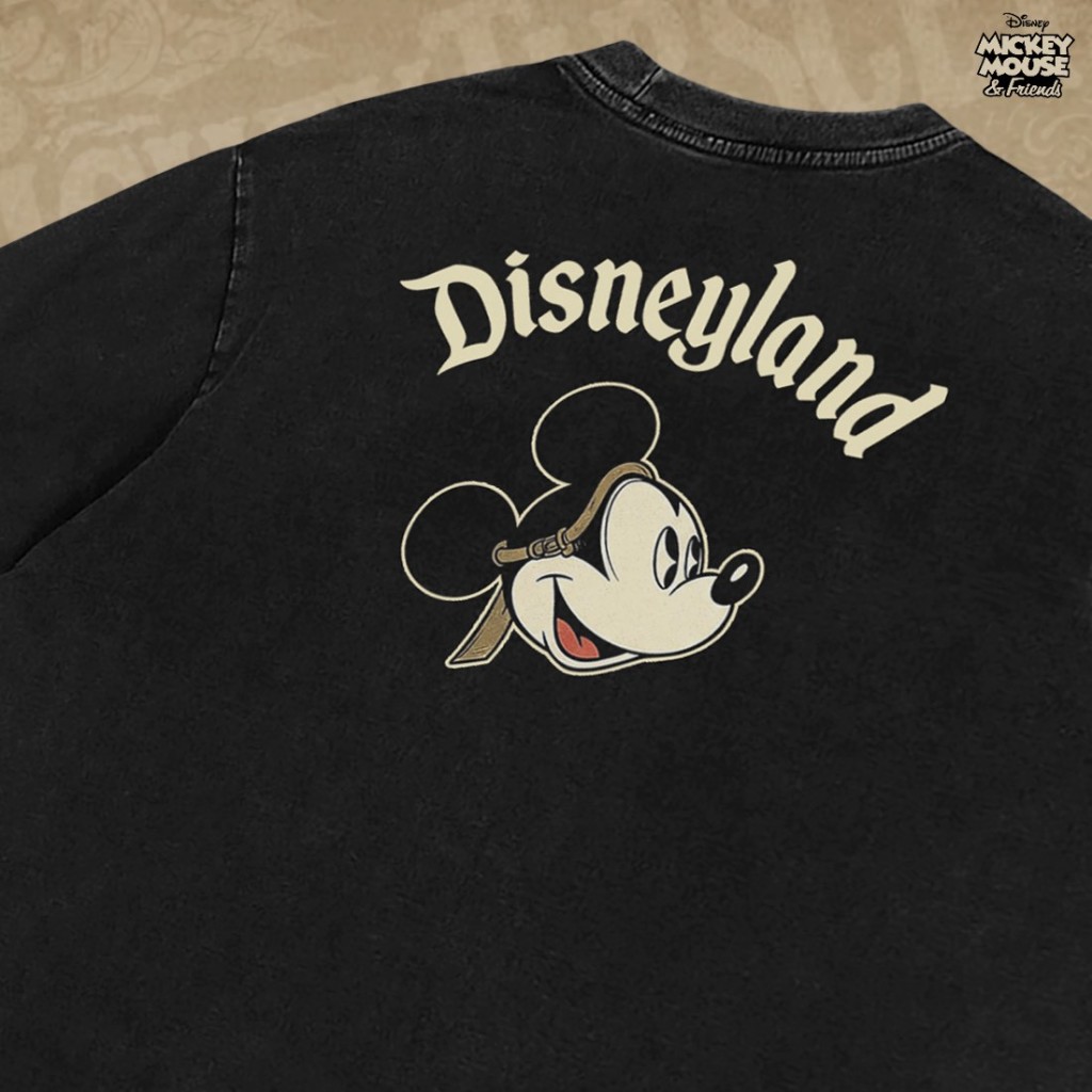 Power 7 Shop เสื้อยืดการ์ตูน "Mickey Mouse" ลิขสิทธ์แท้ DISNEY(MKA-004-ผ้าฟอก) — صورة 5