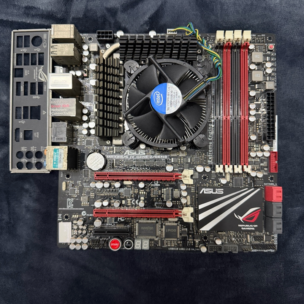 CPU INTEL CORE I7 3770K + MB ASUS MAXIMUS VI GENE DDR3 GEN2-3 เมนบอร์ด ซีพียู CPU มือสอง