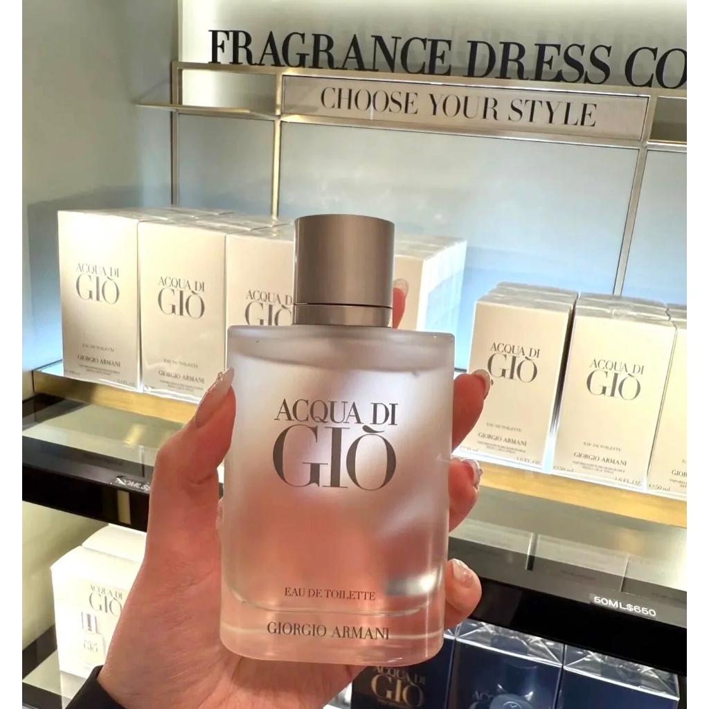 ของแท้ 100% 🎀 Armani Acqua Di Gio Pour Homme Classic Eau de Toilette 100ML เหมาะสำหรับให้เป็นของขวัญ
