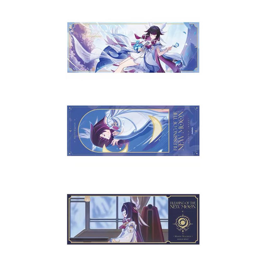 [ขาย][Genshin Impact] New Moon Blessing Series Laser Ticket Card Columbina