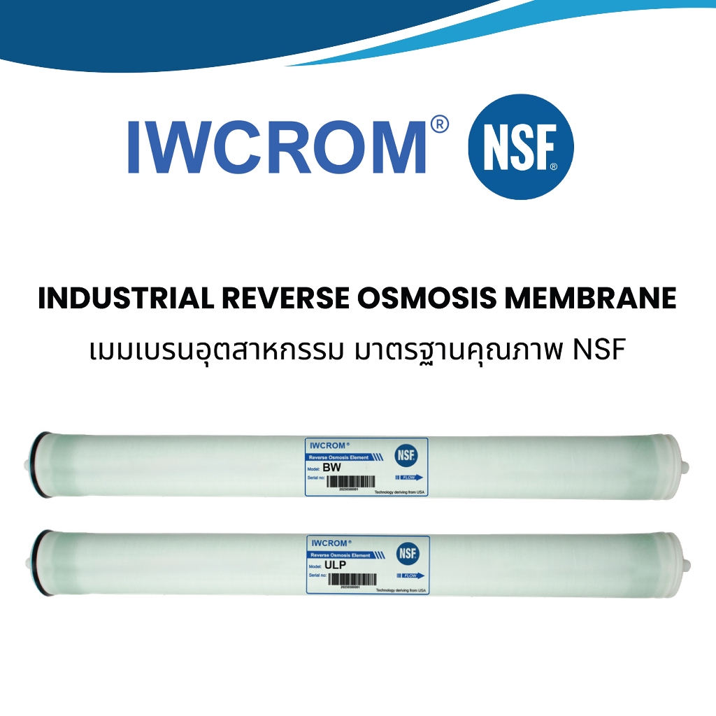RO Membrane 4040 เมมเบรน Ro 4040 ยี่ห้อ IWCROM