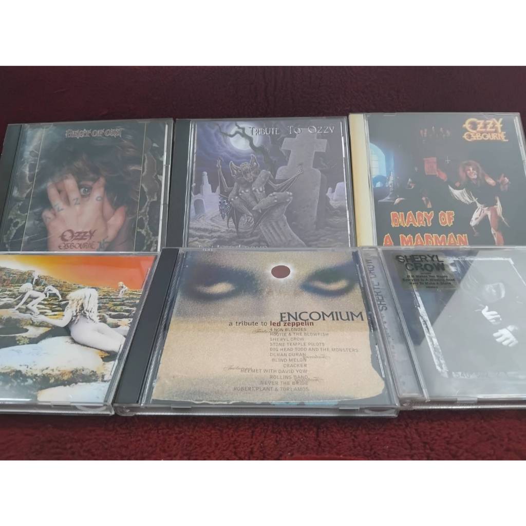 CD Ozzy Osbourne / Led Zeppelin / Mr. Big / Jazz Festival / Blues Traveler สภาพตามรูปปก ZA279(101-150)