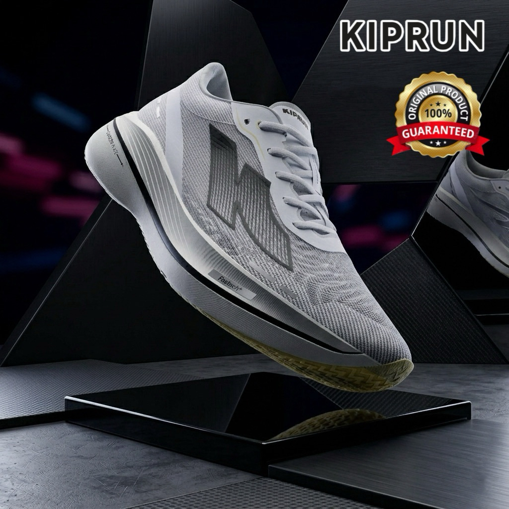 รองเท้าวิ่งสำหรับผู้ชาย (เสริมแผ่นคาร์บอน) “มีไซส์ 40-46“ รุ่น Kiprun KD900X.2 (สีขาว/ดำ) KIPRUN