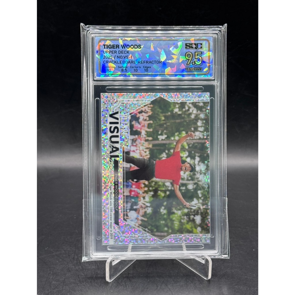2025 UD Allure SE TIGER WOODS Visual Storytelling Pixel #VS-1 SQC 9.5 10/10