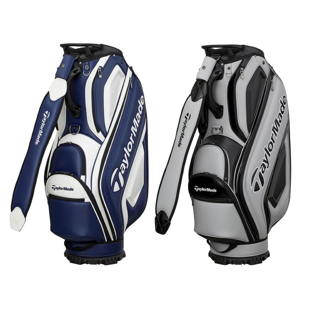 [11GOLF] TaylorMade Caddy Bag Men's Type 9.5 4kg UN725 สีเทาดำ สีกรมขาว