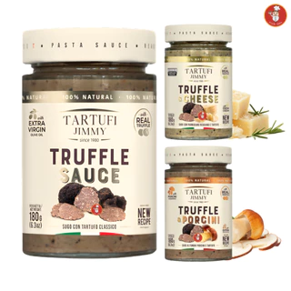 ซอสพาสต้า ทรัฟเฟิล Jimmy Tartufi 3รสชาติ ซอสเห็ด ซอสชีส ซอสทรัฟเฟิลล้วน 180g