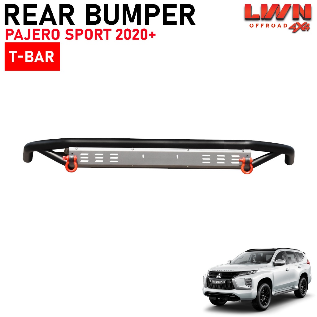LWN4x4 กันชนหลัง Mitsubishi Pajero 2020+ รุ่น T-BAR