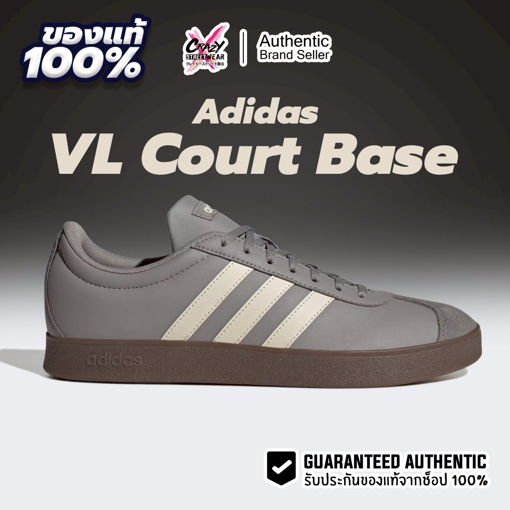 Adidas VL Court Base ของแท้ 100% ( JI1777 ) รองเท้าผู้ชาย Shoes อดิดาส