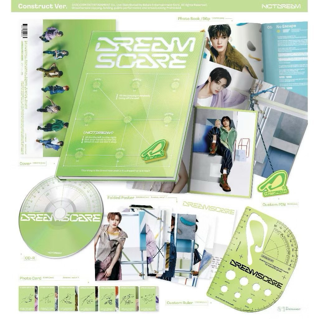 Construct ver. อัลบั้มเต็มไม่แกะซีล NCT DREAM อัลบั้ม DREAMSCAPE