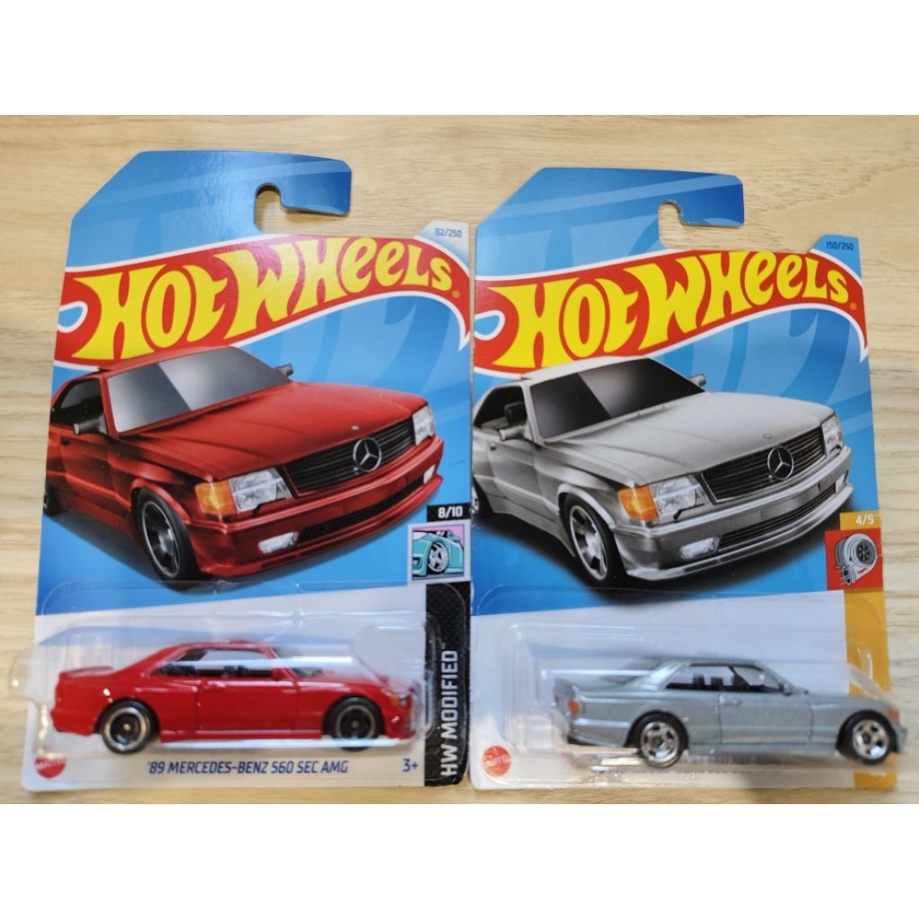 hotwheels ฮอตวีล mercedes benz 560 sec amg 1:64